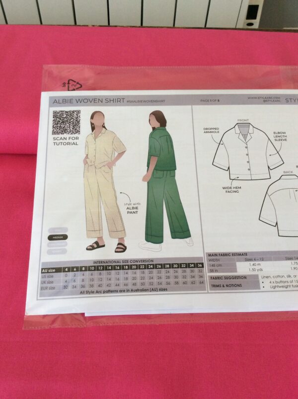 STYLE ARC ALBIE SHIRT  10-22 - Image 2