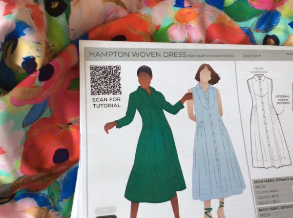 STYLE ARC HAMPTON WOVEN DRESS  10-22 - Image 5