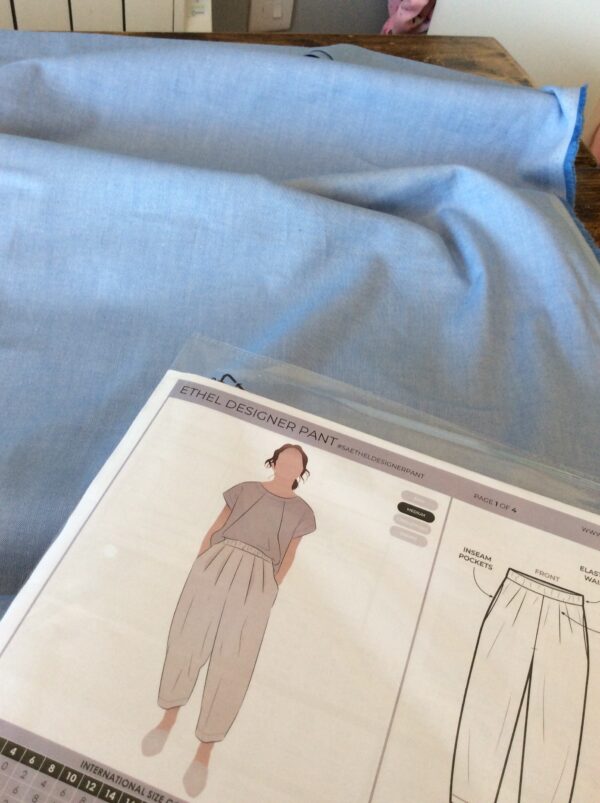 COTTON CHAMBRAY  BLUE - Image 4