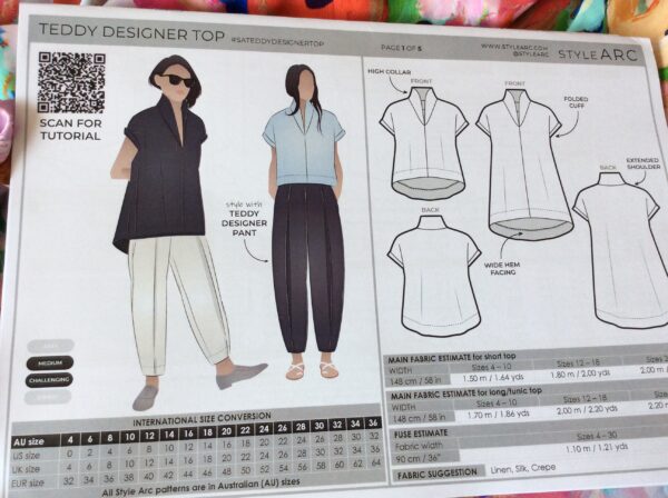 STYLE ARC TEDDY DESIGNER TOP  10-22