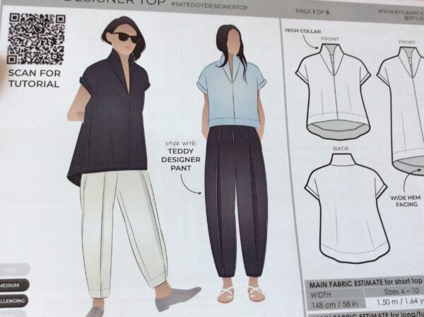 STYLE ARC TEDDY DESIGNER TOP  10-22 - Image 3