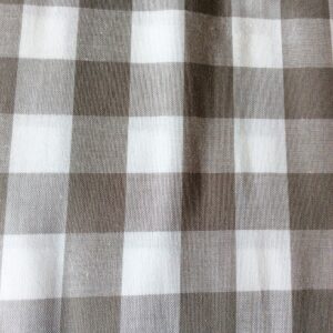 GINGHAM  3/4 INCH  GREY