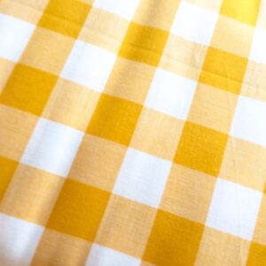 GINGHAM  3/4 inch  MUSTARD